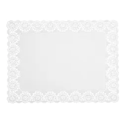 Blondas de Papel Blanco Rectangulares 26x32cm (1.000 Uds)