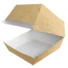 Cajas para Hamburguesas de Cartón Kraft 16x16x9cm (50 Uds)