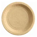 Platos Biodegradables de Cartón Kraft 22cm (50 Uds)