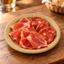 Platos Biodegradables de Cartón Kraft 18cm - Caja 300 Uds
