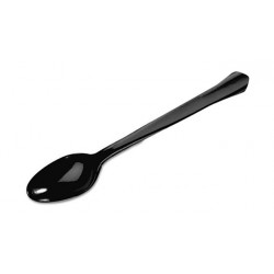 Cucharitas Mini Negras Degustación Plástico PS 10,7cm (2.400 Uds)