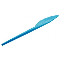 Cuchillos de Plástico Azul Nube 16,5 cm (Caja 540 Uds)