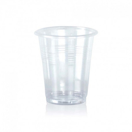 Vasos de Plástico Irrompibles 100 cc Transparentes 
