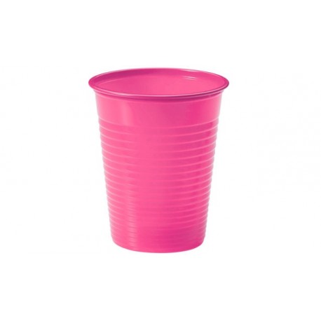 Vasos de Plástico PP Rosas 200ml (24 Uds)
