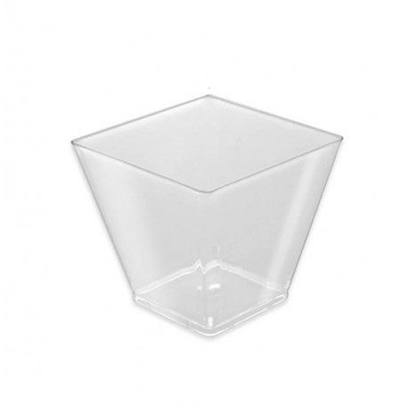 Vasos Degustación Rombo Transparente 120ml (25 Uds)