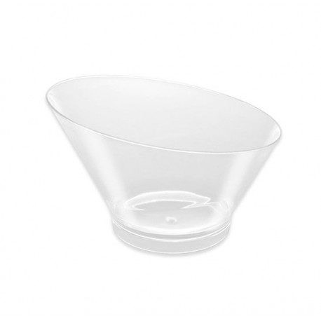 Bols Asimétricos Catering Transparentes Ø10,6cm y 250ml (25 Uds)