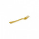 Mini Tenedores de Plástico Dorados 10cm (600 Uds)
