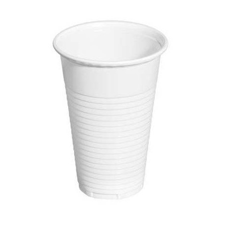 Vasos de Plástico PP Blancos 200ml (100 Uds)